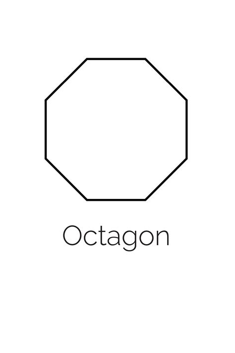 Free Printable Octagon Shape