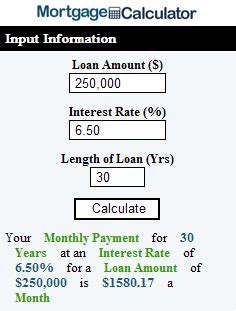 Mortgage Calculator Script - Free Mortgage Calculator Widget