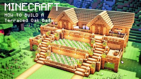 Minecraft: How To Build a Terraced Oak Survival Base - YouTube