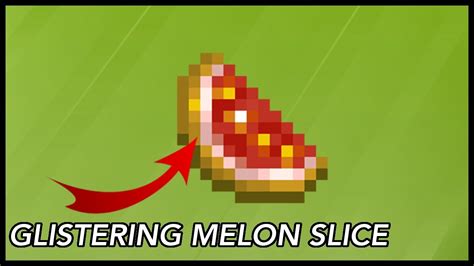 What Is The Use Of Glistering Melon Slice In Minecraft? - YouTube