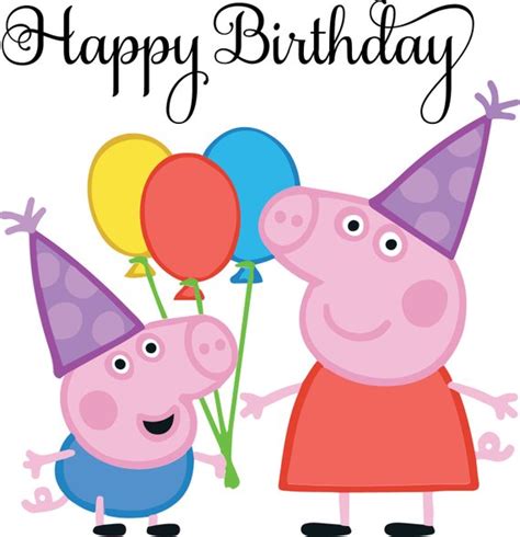 peppa pig birthday png 10 free Cliparts | Download images on Clipground ...