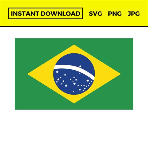 Brazilian Flag Svg Brazilian Flag Png Brazil Flag Svg - Etsy UK