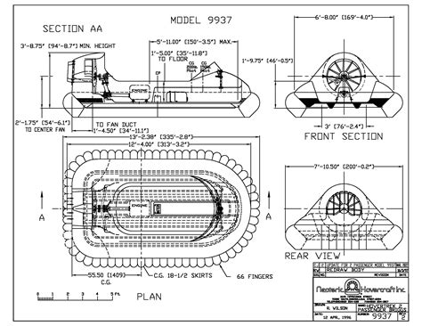 Hovercraft 2 Passenger Recreational/Commercial/Rescue/Military ...