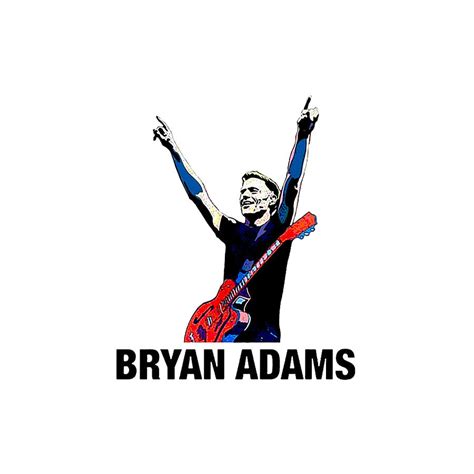 Bryan Adams band Rock design logo Digital Art by Juangs Shop - Fine Art America