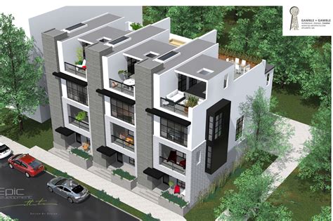 First look: In Midtown Atlanta, three high-end townhomes planned - Curbed Atlanta