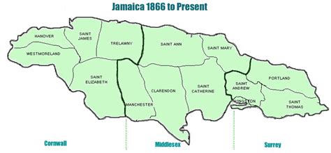 World Maps Library - Complete Resources: Jamaica Maps With Parishes