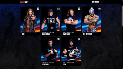 First roster reveal of WWE 2K22 : WWEGames