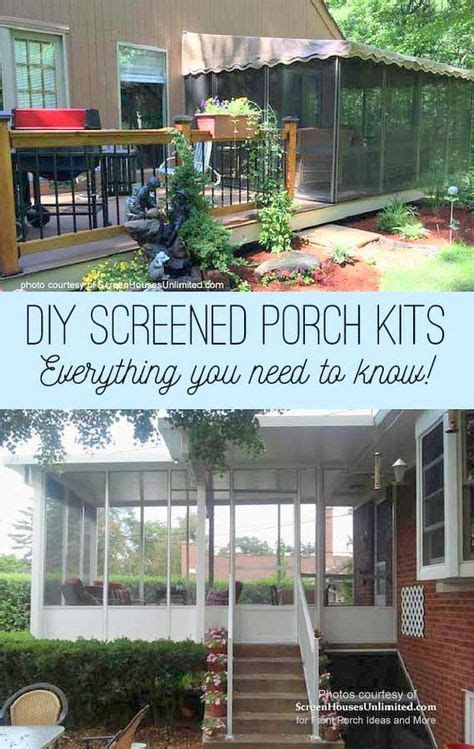 A Screen Porch Kit is a Great Way to Make a Porch Enclosure | Screened ...