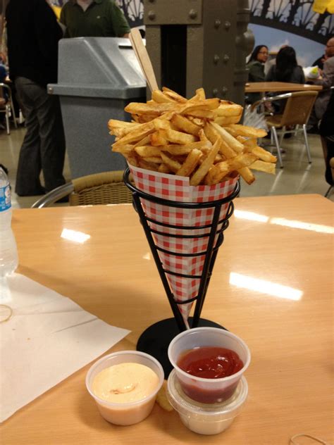 Frietkoten Belgian Fries at French Market in Ogilvie train station ...