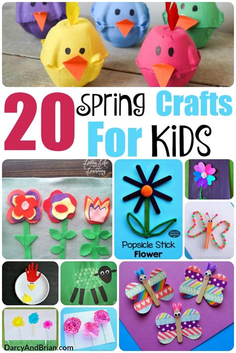 20 Spring Crafts For Kids » Life With Darcy and Brian