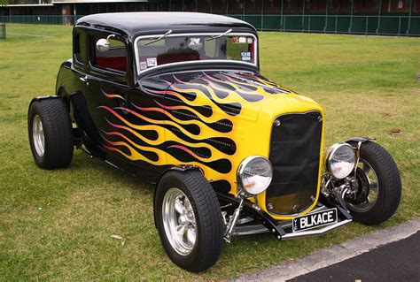 32 Ford Coupe | Gotta love a cool hot rod with flames! | Michelle ...