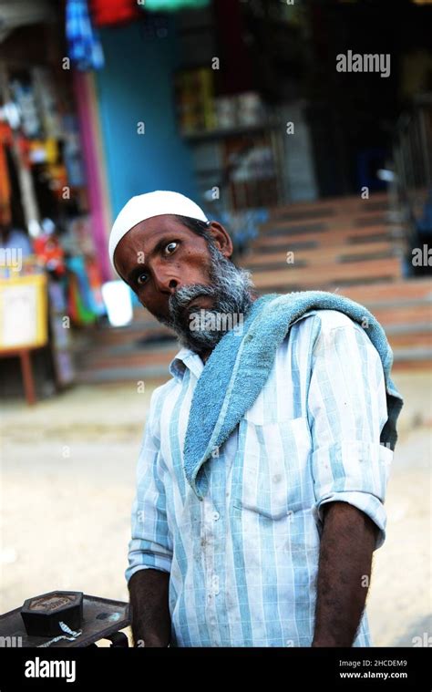 A funny character at the vibrant market in Kuppam, Andhra Pradesh ...