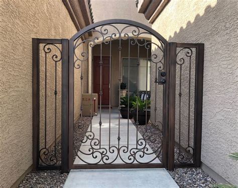 Ornamental Iron Gates | Affordable Fence and Gates Tucson AZ | Wrought iron gate designs ...