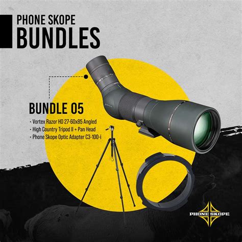 Vortex Razor 27-60x85MM W/ Tripod Bundle | Phone Skope