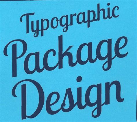 Typographic Package Design | Typographic, Packaging design, Design