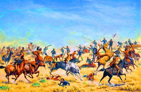 Custer's Last Stand | Battle of little bighorn, American indian wars, American indian artwork