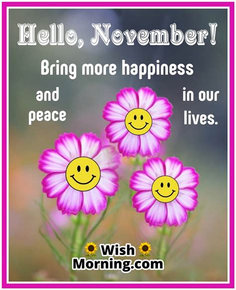 November Month Wishes And Quotes - Wish Morning