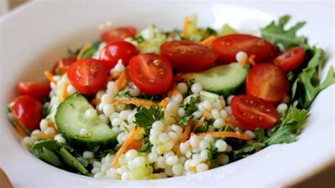 Israeli Couscous Recipe for Pasta Salad - MyFoodChannel