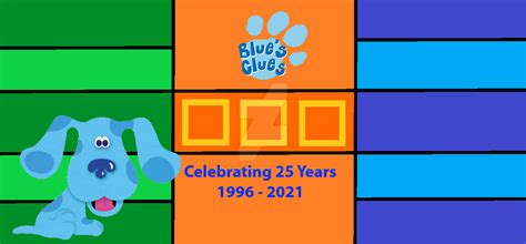 Blue's Clues Celebrating 25 Years by FunGuy2001 on DeviantArt