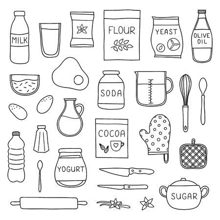 Food line drawing vector hd png images line drawing cartoon food black ...