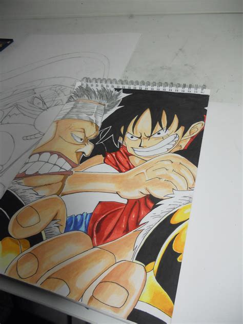 One piece - Luffy vs krieg by Hasasama on DeviantArt