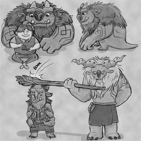 Trollhunter Stream Sketches by Skidar - AAARRRGGHH!!!, Toby, Blinky & Vendel | Trollhunters ...