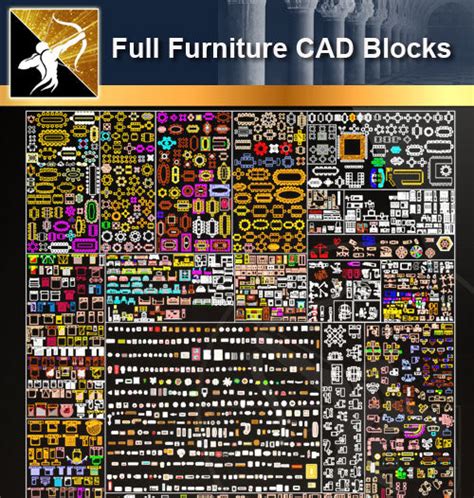 ★Full Furniture CAD Blocks