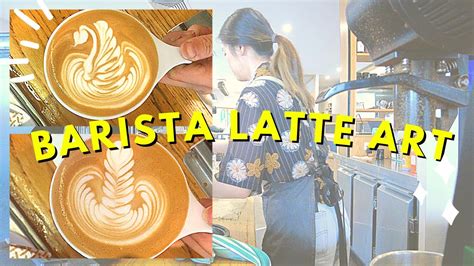 Pouring Latte Art and Takeaway Coffees in Melbourne Cafe Vlog in Melbourne - YouTube