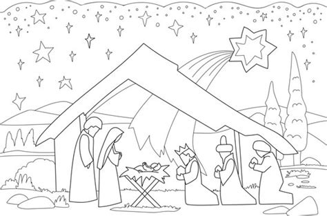 Christmas Nativity Sketches