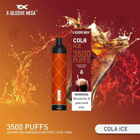 Fruit Series E Liquid X-Qlusive Mega 3500puffs Disposable Vape 5% ...