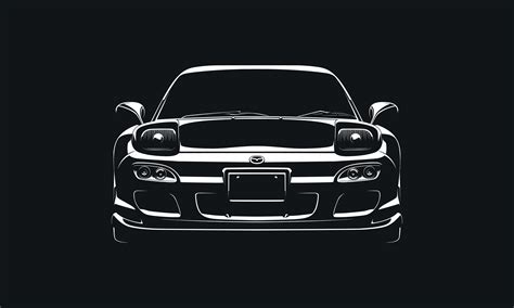 Mazda RX7 Svg Clipart Vector Clip Art Graphics Image Cut for - Etsy New ...