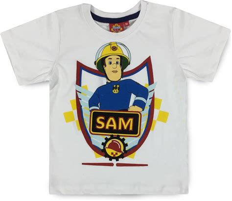 Fireman Sam T Shirt Cotton: Amazon.co.uk: Clothing