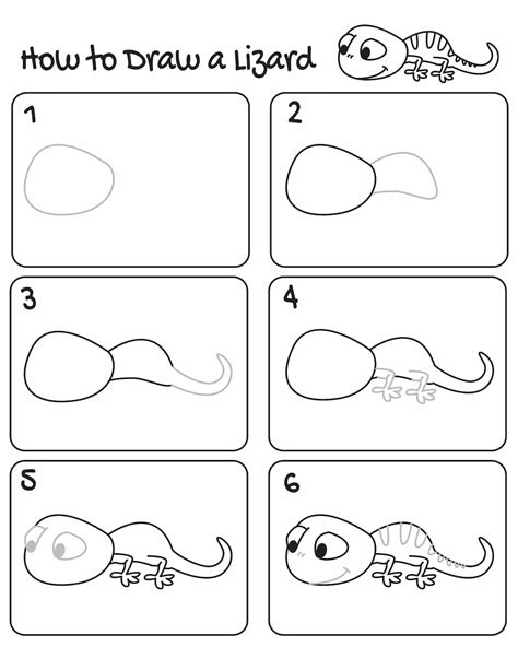 How to Draw a Lizard (in 6 Simple Steps) - VerbNow