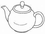 Free Teapot Coloring Book Download Png  sketch template