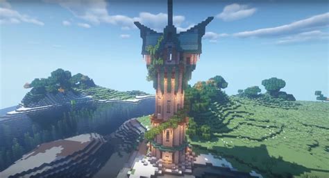 Minecraft Large Enchanting Tower Ideas and Design