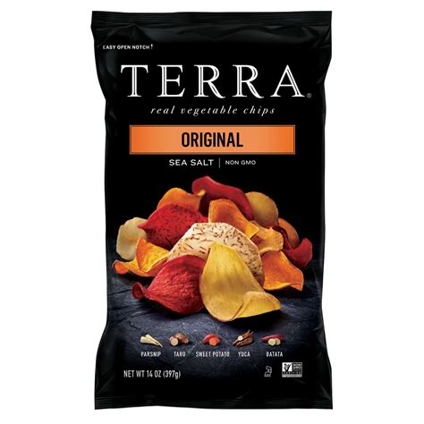 Terra Original Real Vegetable Chips, Sea Salt, Salty Snack,14 oz ...