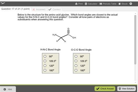 Solved Below is the structure for amino acid glycine. Which | Chegg.com