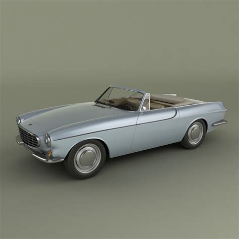 Volvo P1800 Convertible 3D Model .max .obj .3ds - CGTrader.com