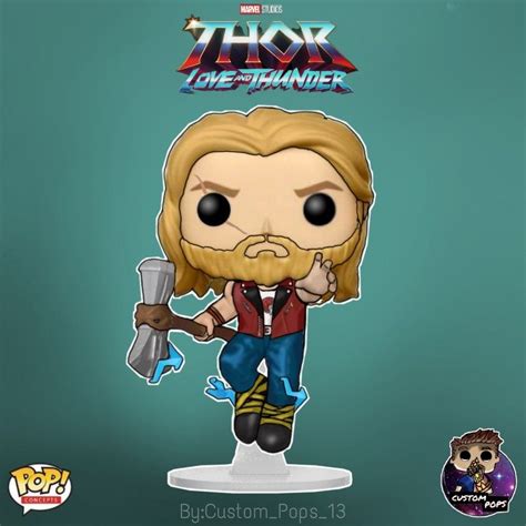 Thor Love and Thunder funko pop Concept | Funko pop avengers, Custom funko pop, Funko pop