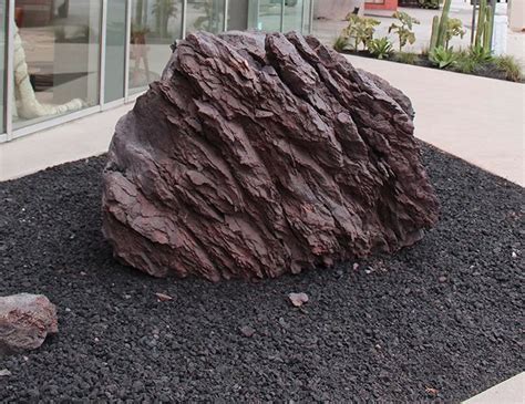 Black Lava Landscape Boulder | Large Rock, D.G. & Gravel Seller Black Rock Landscaping, Spring ...