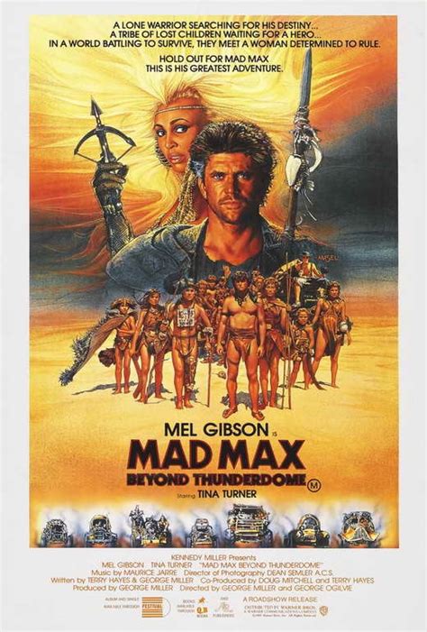 Mad Max Beyond Thunderdome POSTER (27x40) (1985) (Style B) - Walmart.com