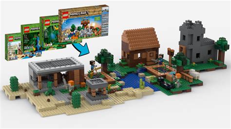 LEGO MOC Minecraft Village from 21121+21125+21132+21135 by sebbl | Rebrickable - Build with LEGO