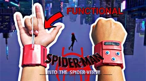 How To Make SpiderMan Webshooter Into The Spider Verse - YouTube