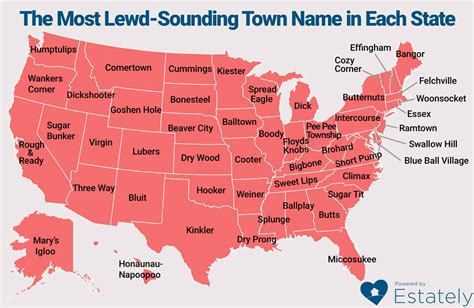 Town Names That Will Make You Fall Out Of Your Chair | Daily Infographic