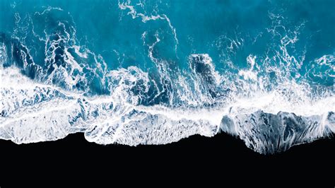 Ocean Waves Aerial View Wallpapers | HD Wallpapers | ID #29994