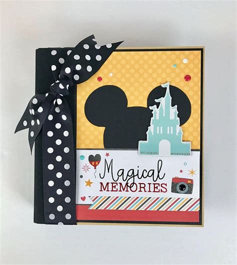 Disney Scrapbook Album DIY Kit or Premade Vacation Mouse | Etsy | Disney scrapbook, Diy ...