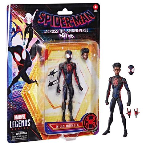 Marvel Legends 6 Inch Spider-Man Across The Spider-Verse Retro Action ...