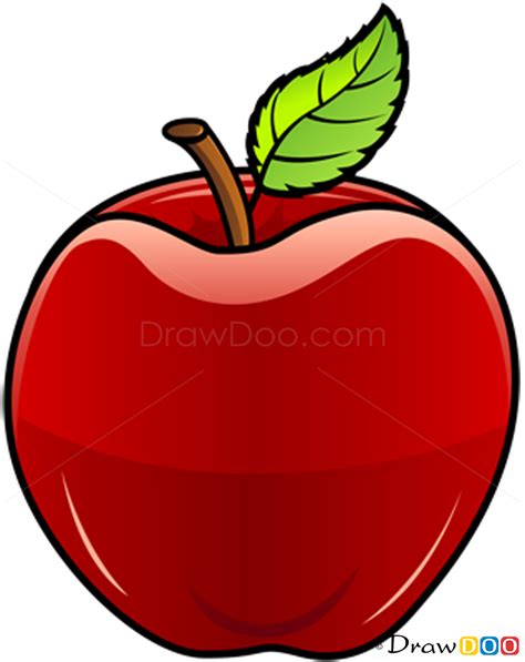 How to Draw Apple, Fruits