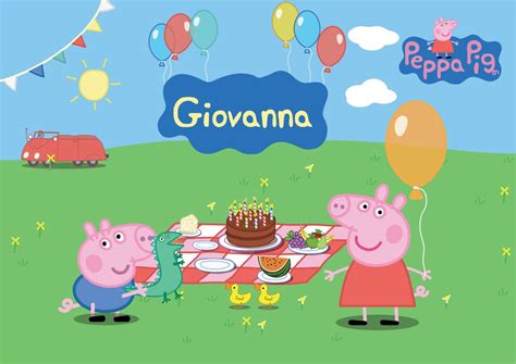 🔥 Download Peppa Pig HD Wallpaper BirtHDay by @robertm64 | Peppa Pig Birthday Wallpapers, Pig ...