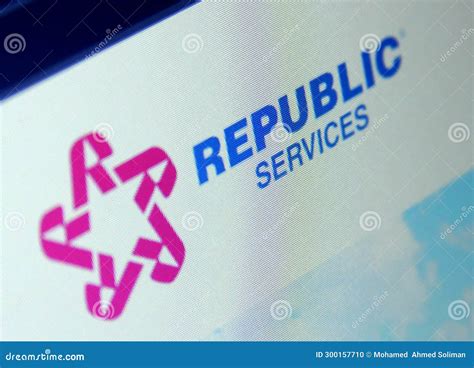 Republic Services Waste Disposal Company Editorial Image - Image of page, editorial: 300157710